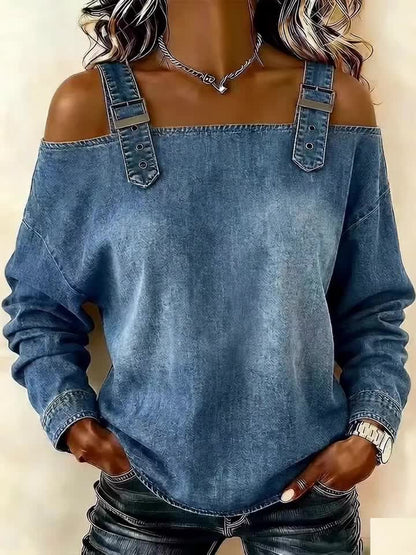 Wendy | Vintage Summer Denim Top
