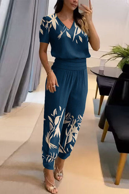 Sofia | V-Neck Two-Piece Set