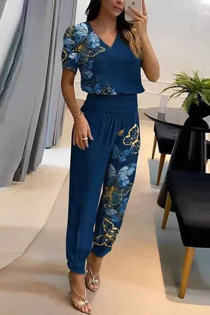 Sofia | V-Neck Two-Piece Set