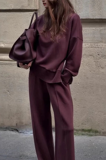 Samantha | Long Sleeve Sweatshirt Set