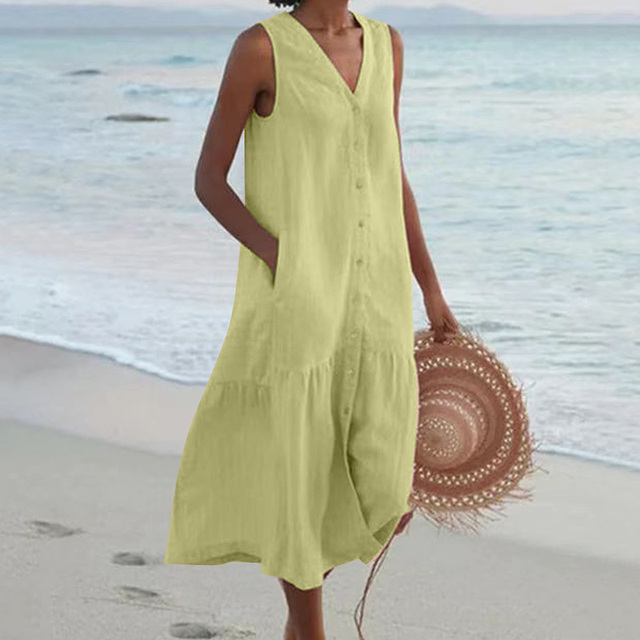 Celeste - V-Neckline Dress