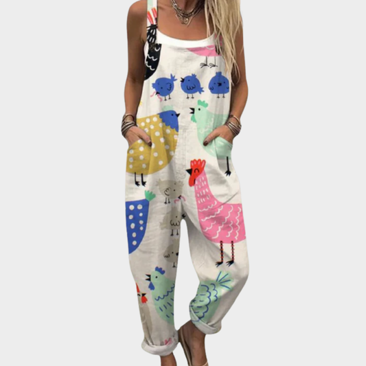 Elise | Relaxed Printed Jumpsuit