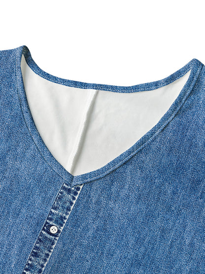 Helen | Denim Stylish Retro Dress