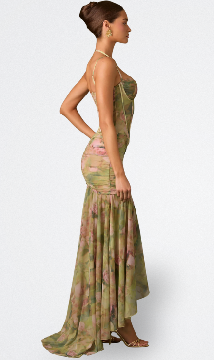 Isamara - Elegant Bodice Long Dress