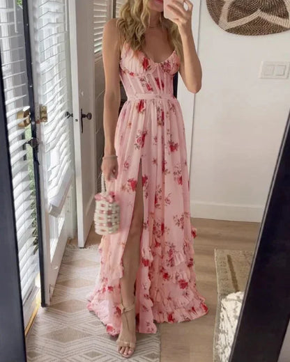 Sónia - Floral Print Midi Dress