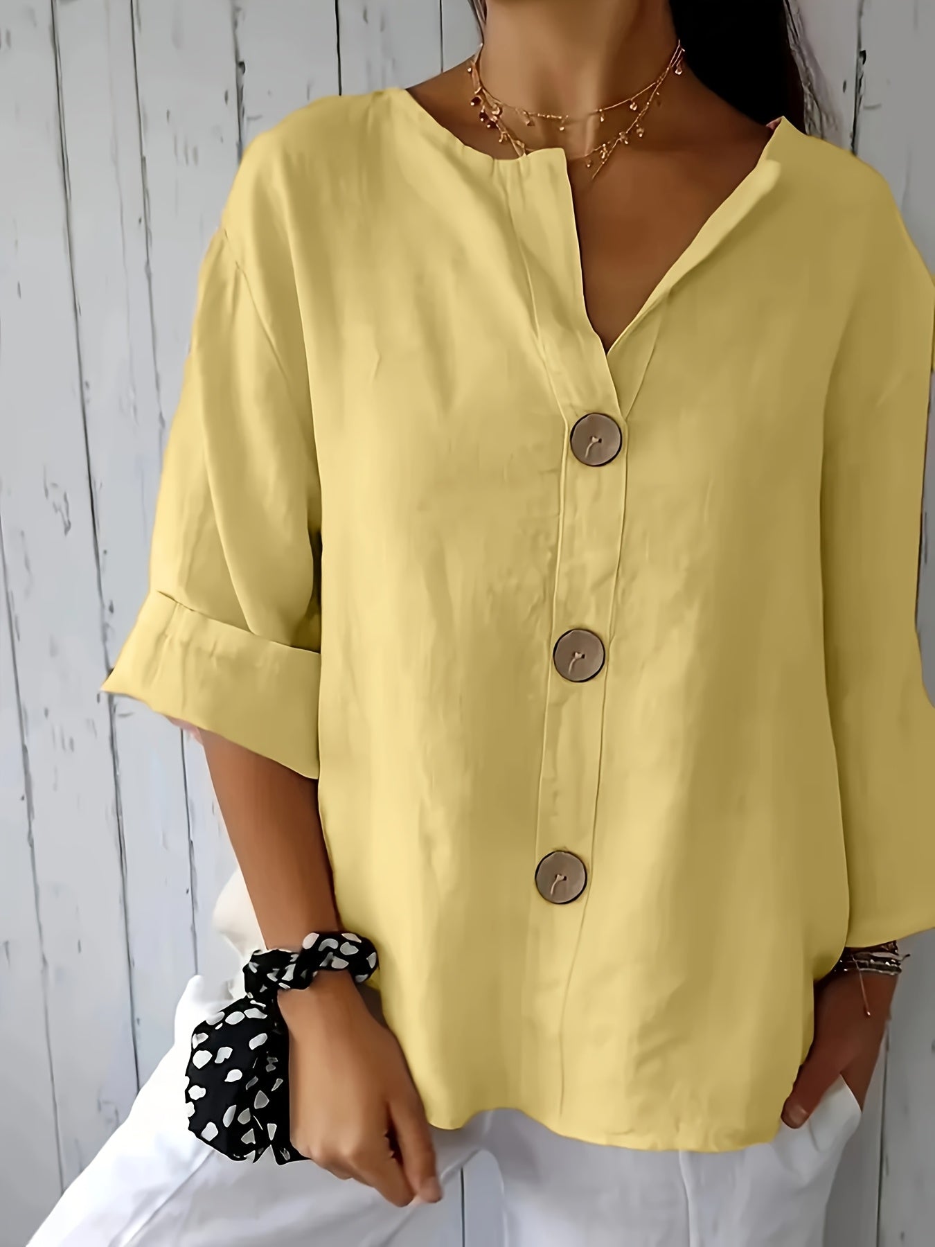 Christine™ | Casual Loose Button Shirt