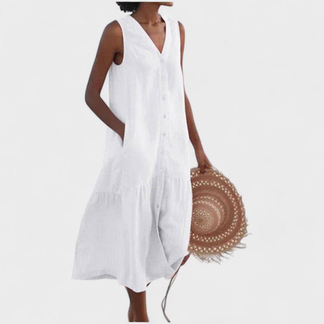 Celeste - V-Neckline Dress