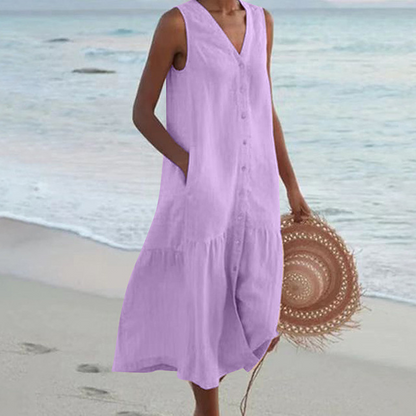 Celeste - V-Neckline Dress