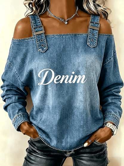 Wendy | Vintage Summer Denim Top