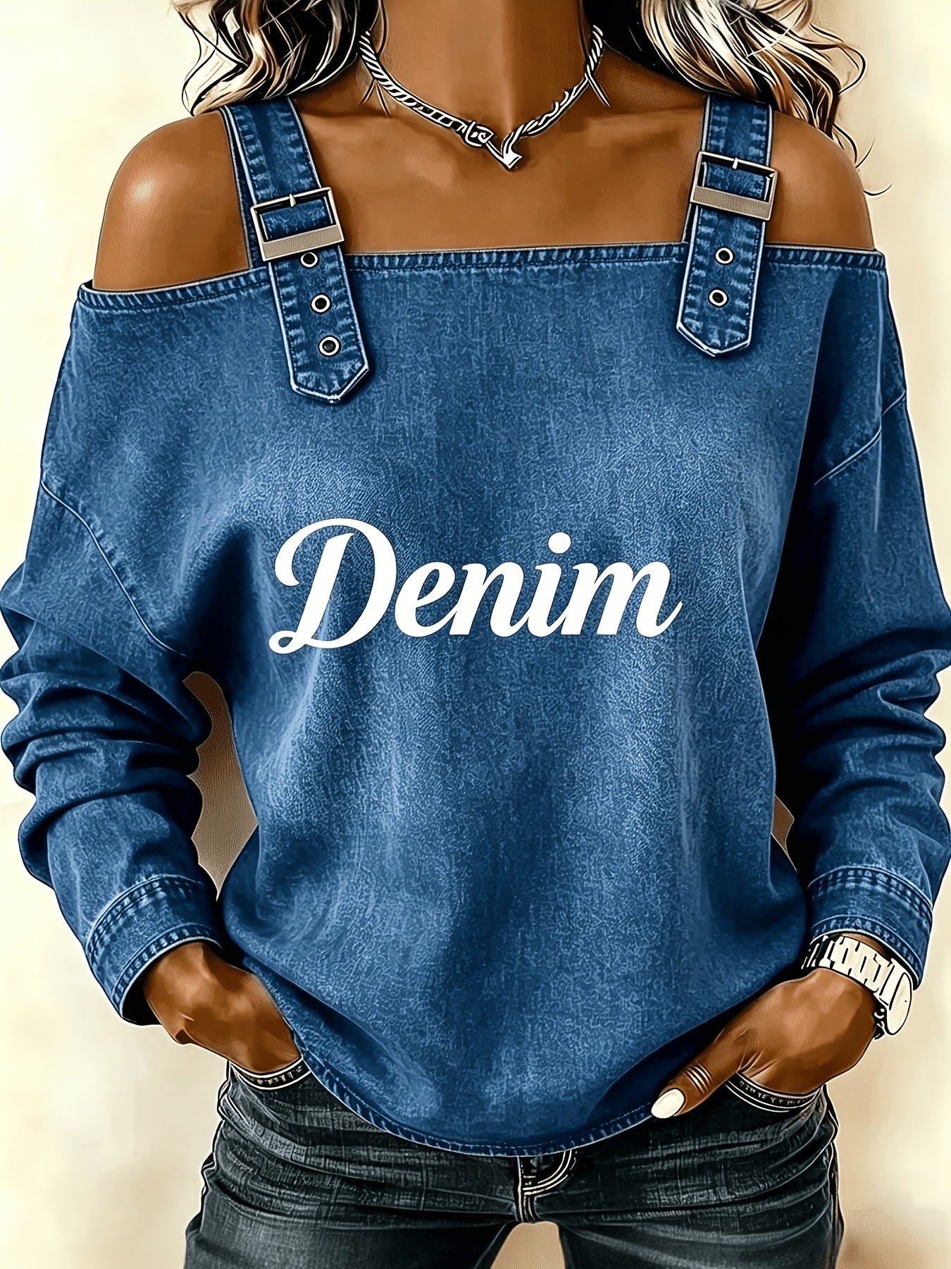Wendy | Vintage Summer Denim Top
