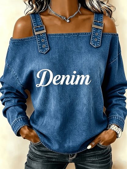 Wendy | Vintage Summer Denim Top