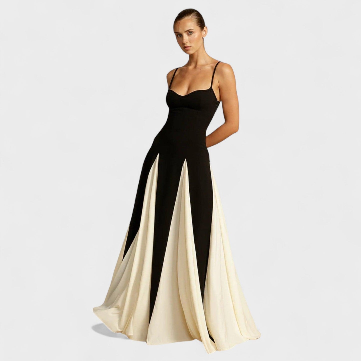 Ivory Gala Noir Dress