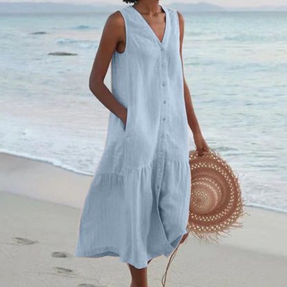 Celeste - V-Neckline Dress