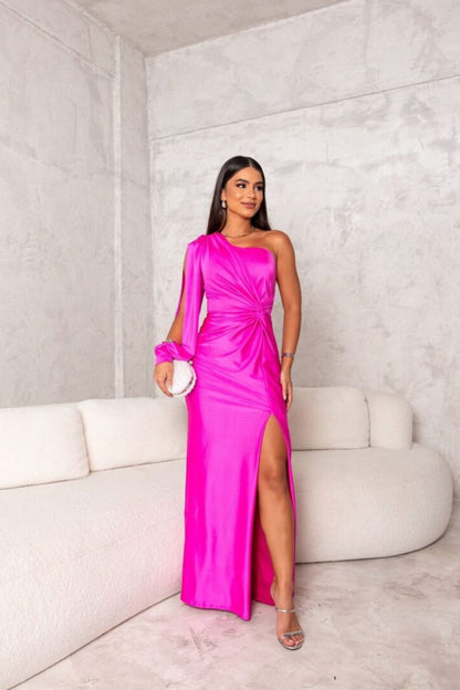 Riley | One-Shoulder Evening Maxi Dress