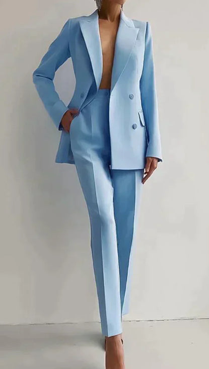 Sofia | Blazer & High Waist Trousers Set