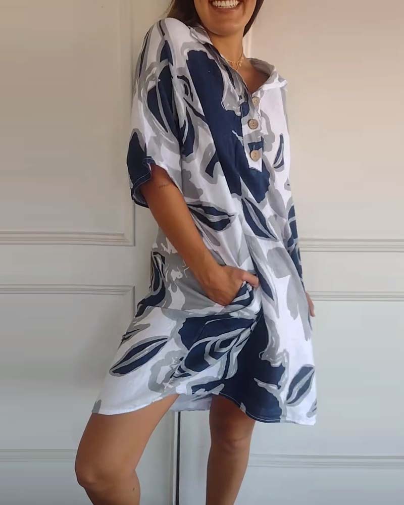 Bianca™ | Floral Shirt Dress