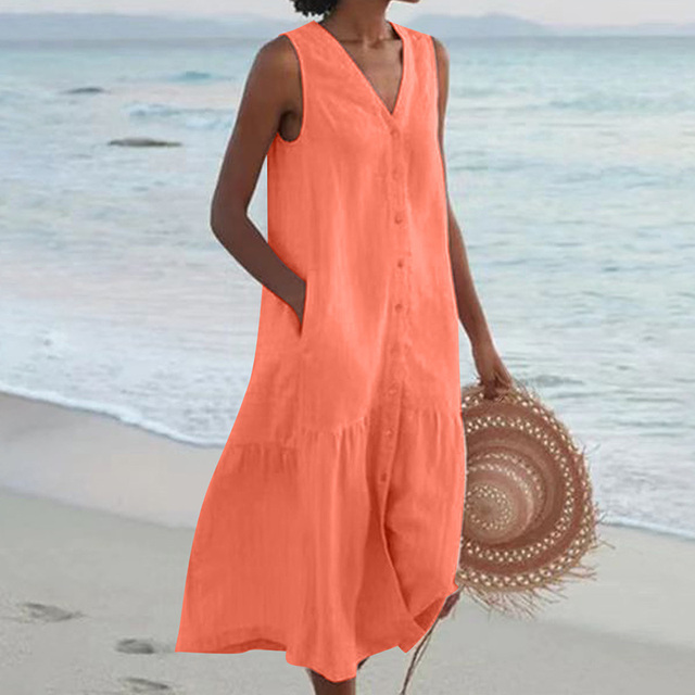 Celeste - V-Neckline Dress