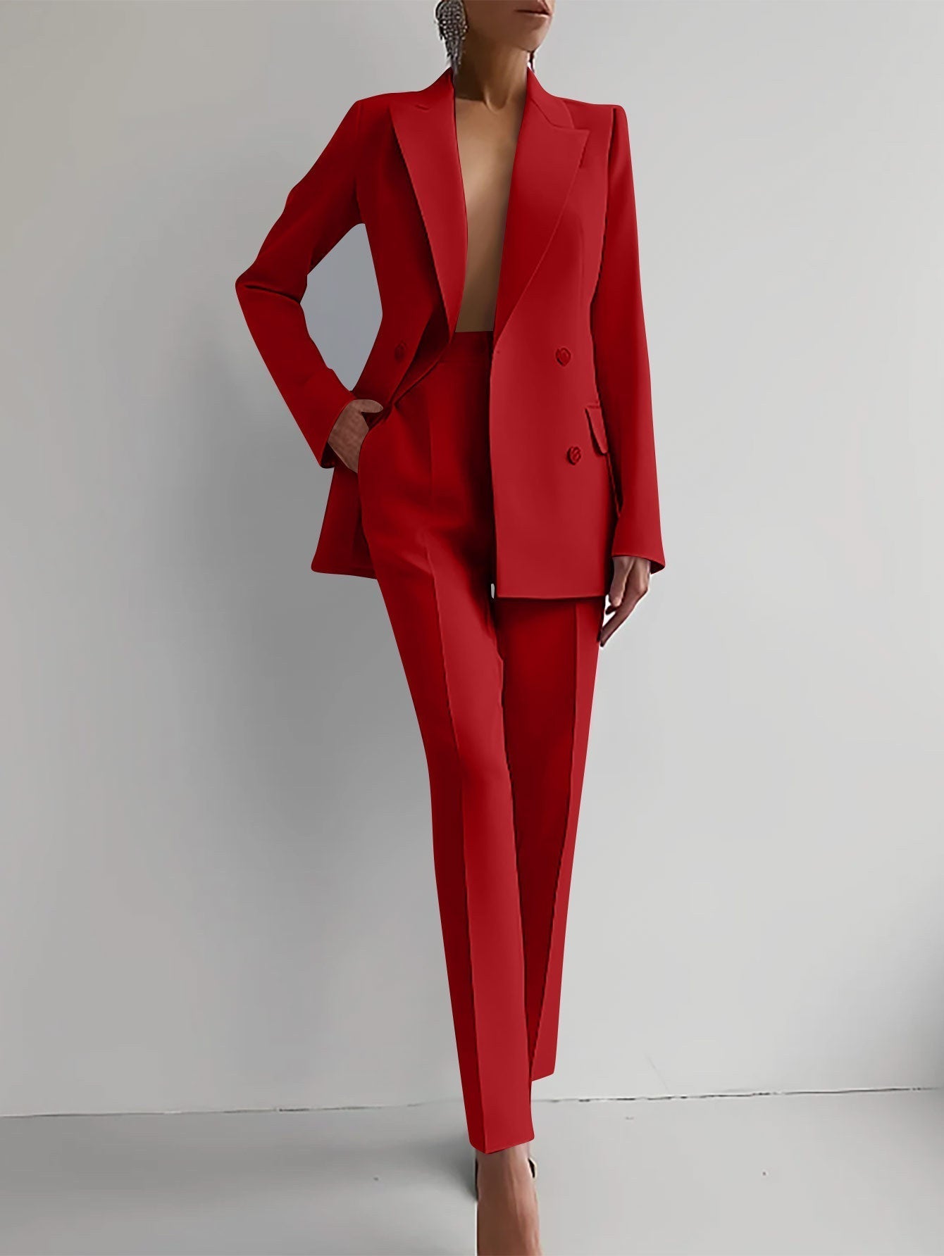 Sofia | Blazer & High Waist Trousers Set