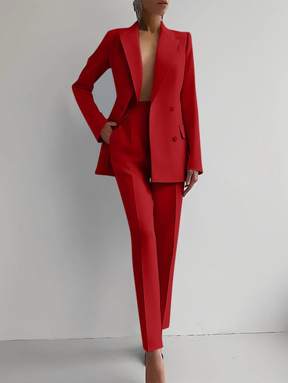 Sofia | Blazer & High Waist Trousers Set