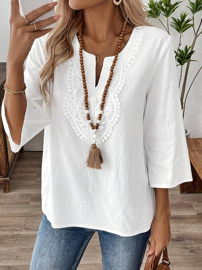 Martha™ | V-Neck Short Sleeve Shirt