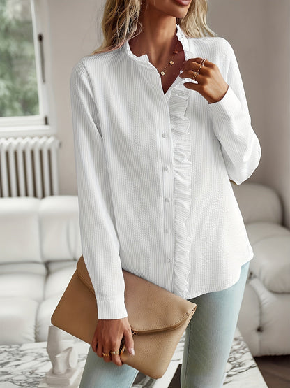 Patricia™ | Elegant Stripe Blouse