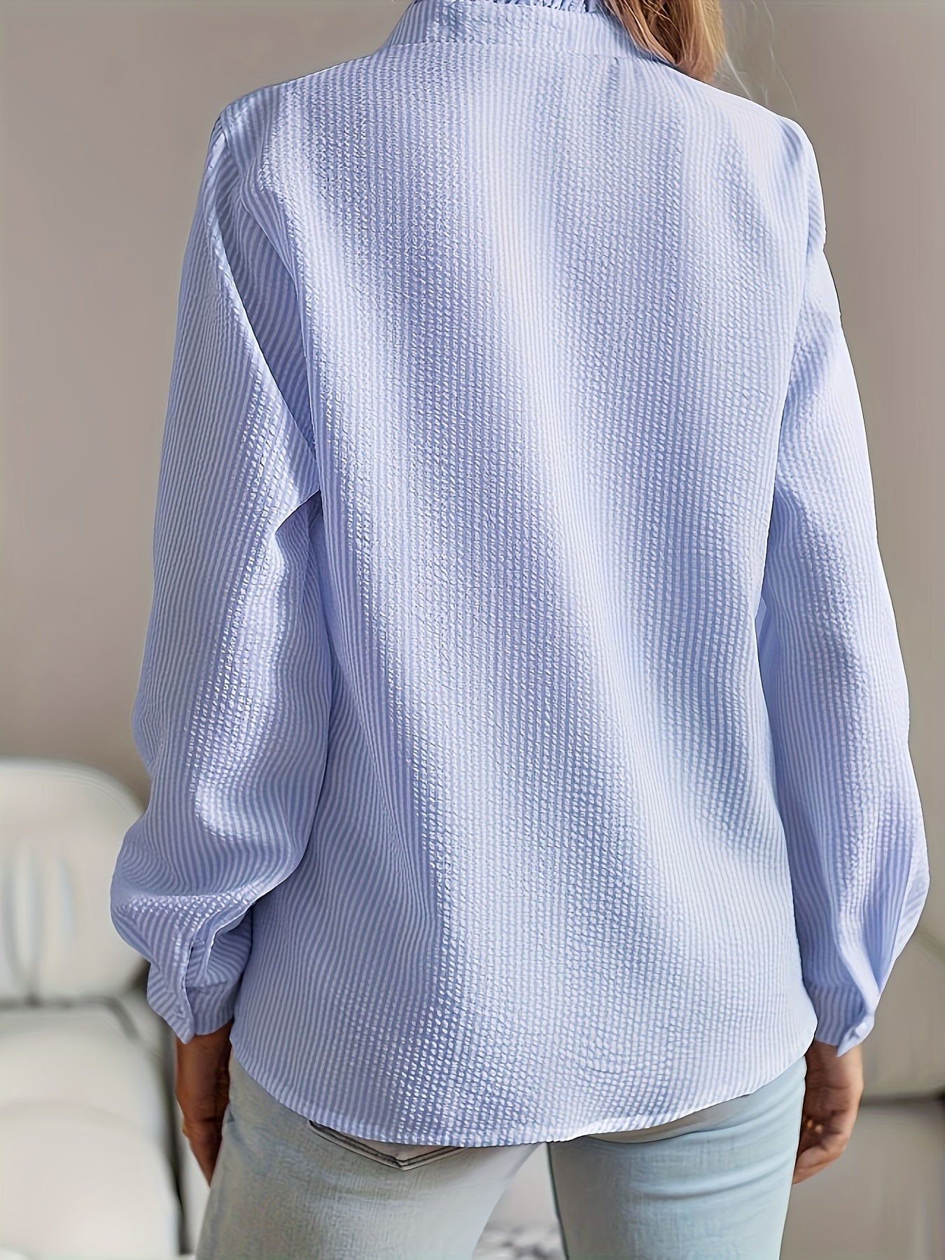 Patricia™ | Elegant Stripe Blouse