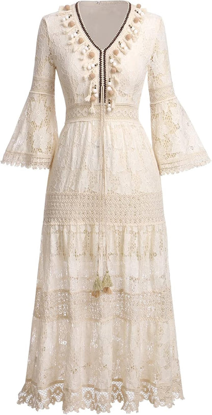 Amary™ | Boho Lace Dress
