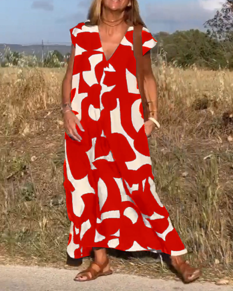Kendall™ | Relaxed Abstract Dress