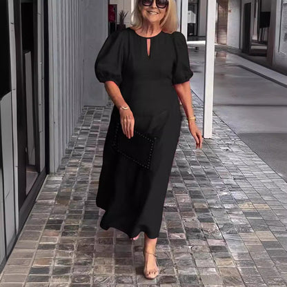 Juliana™ | Elegant Puff-Sleeve Dress
