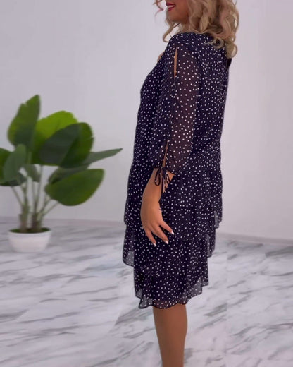 Tilly™ | Polka Dot Layered Dress