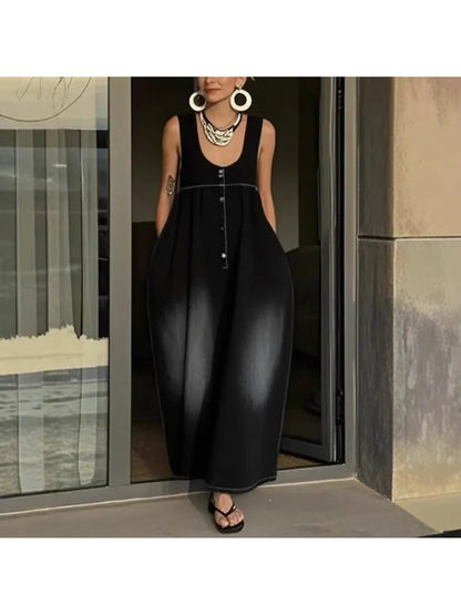 Veronica | Elegant Denim Vintage Jumpsuit