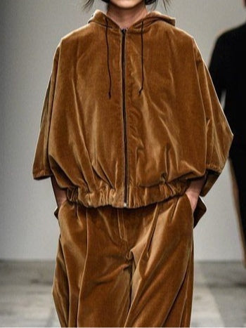 Sienna | Velvet Hoodie and Trousers Set