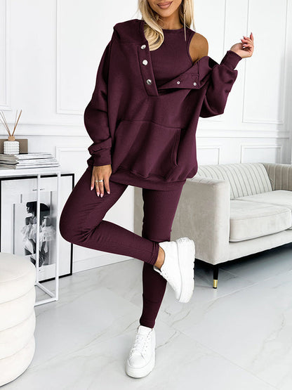 Sophie | Three-Piece Sweatshirt Set