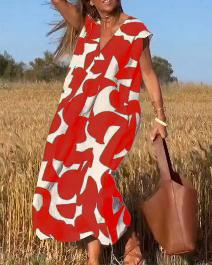 Kendall™ | Relaxed Abstract Dress