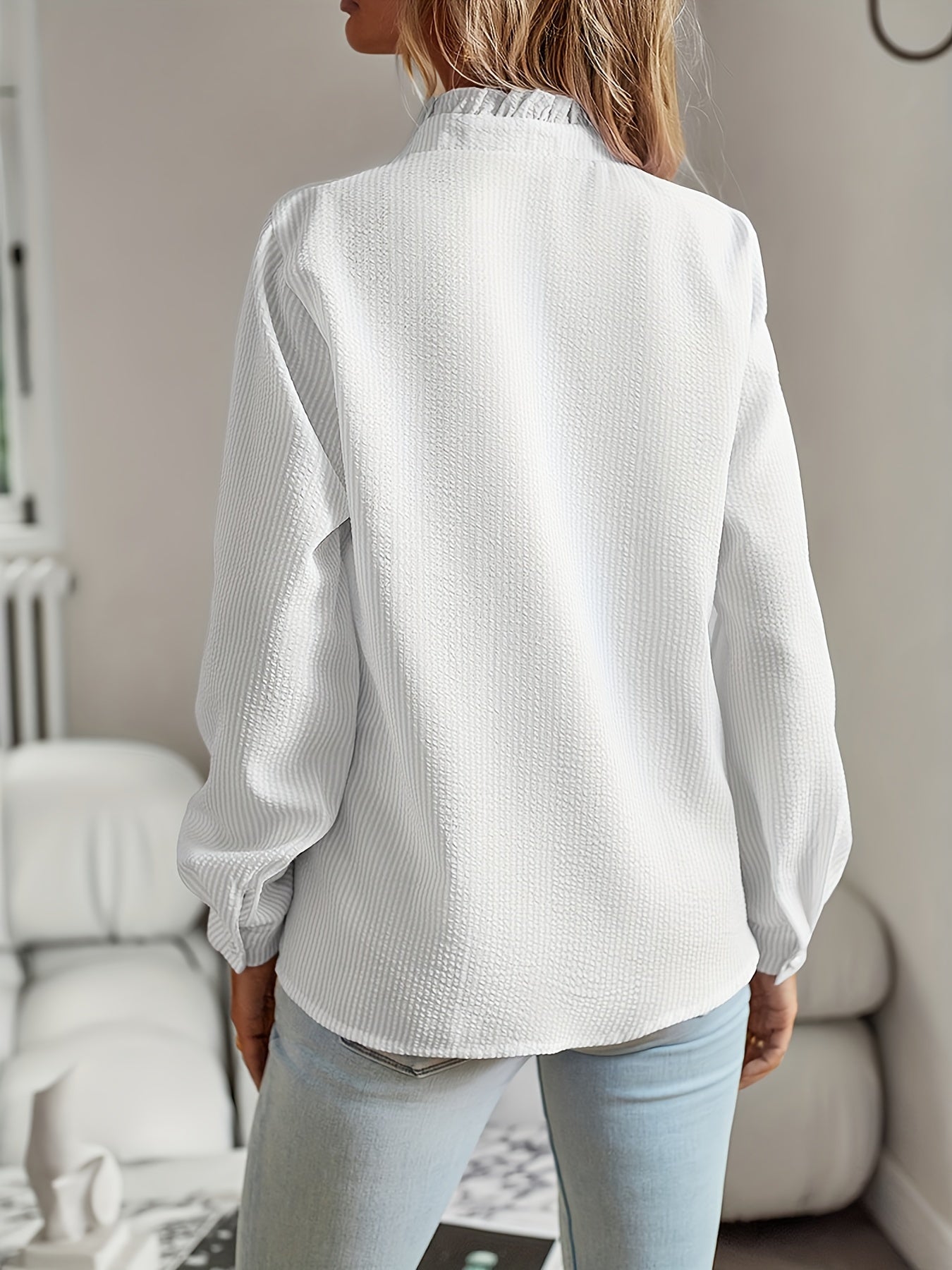 Patricia™ | Elegant Stripe Blouse
