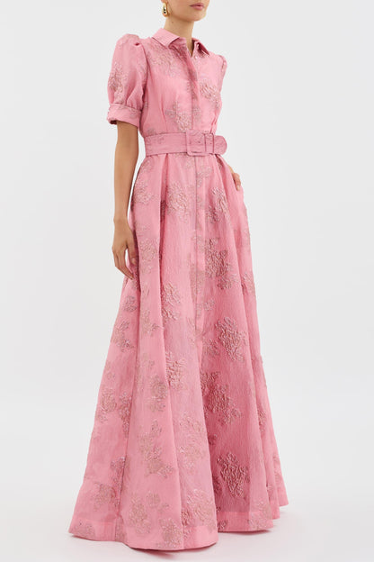 Anabella | Dress with Short Puff Sleeves