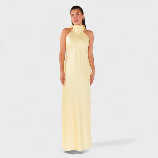 Martina - Satin Tie Dress