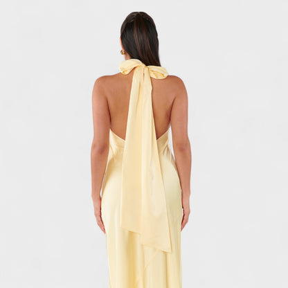 Martina - Satin Tie Dress