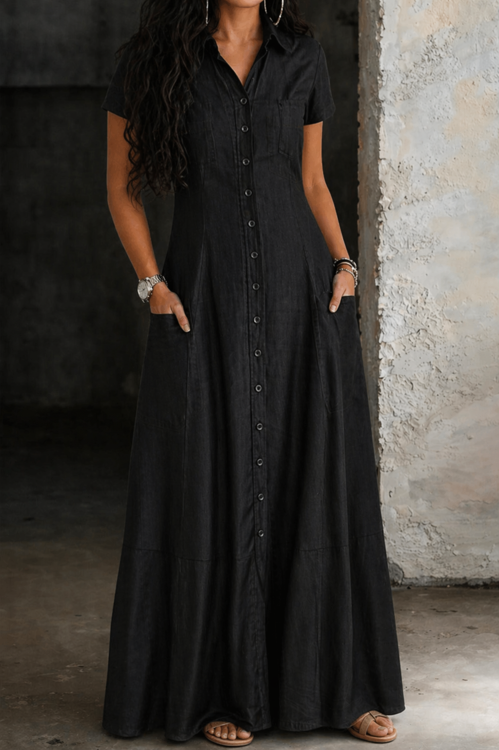 Hera | Maxi Denim Dress