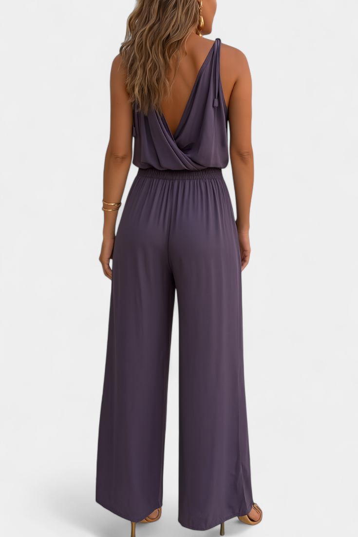 Lorena - Elegant Dress with Gold Accents