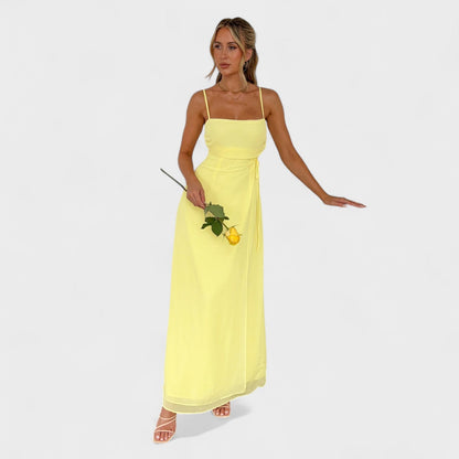 Flóssi - Sunny Yellow Maxi Dress