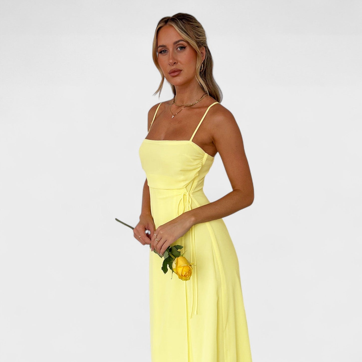 Flóssi - Sunny Yellow Maxi Dress