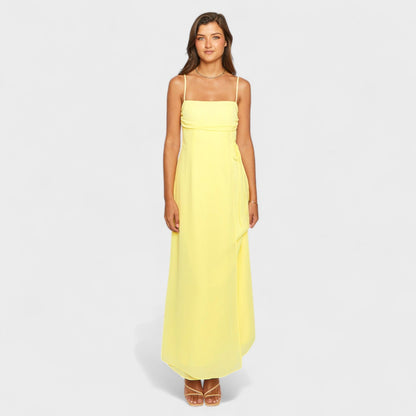 Flóssi - Sunny Yellow Maxi Dress