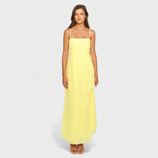 Flóssi - Sunny Yellow Maxi Dress