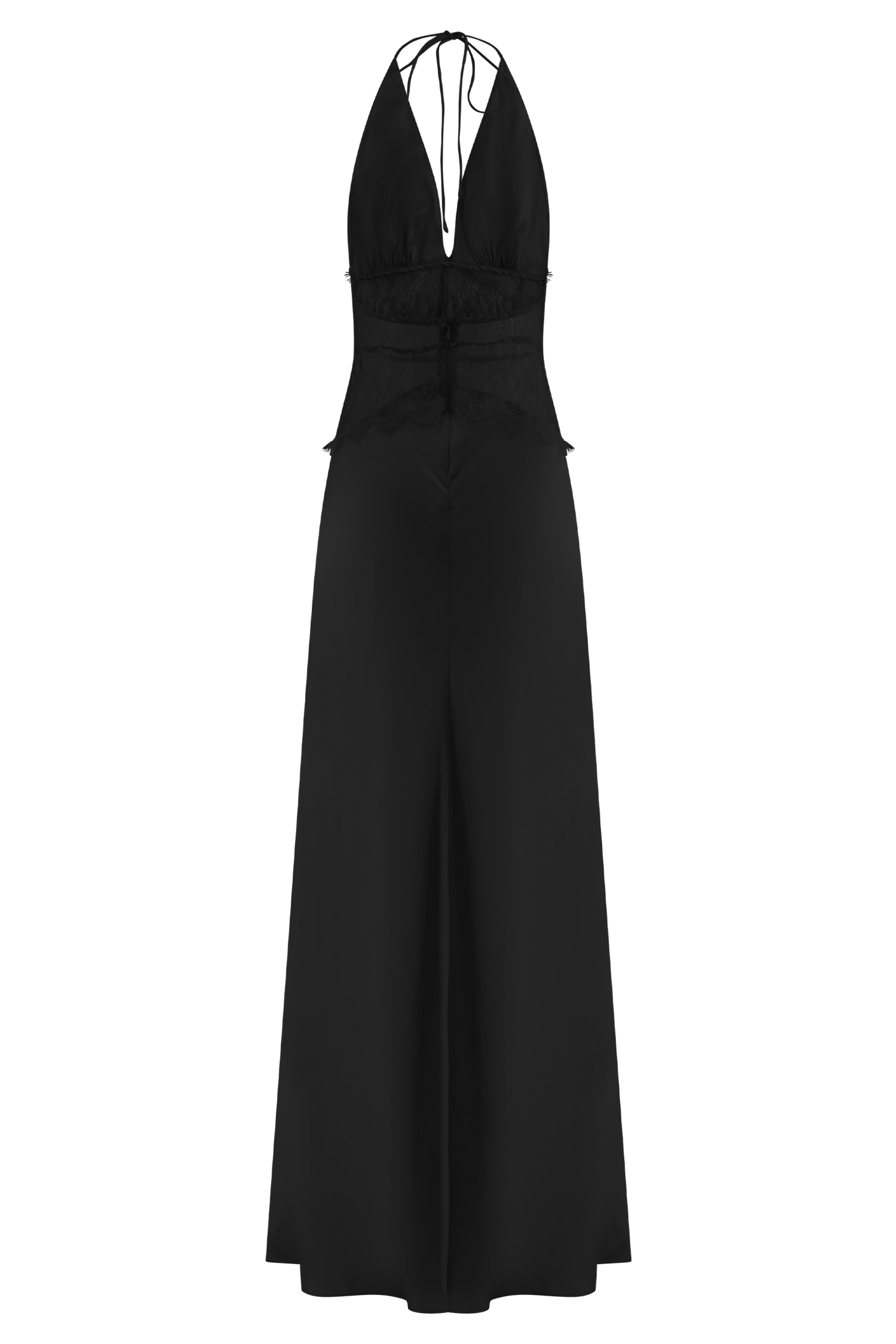 Velina - Elegant Lace and Satin Gown