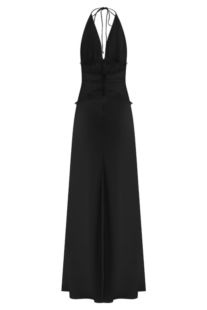 Velina - Elegant Lace and Satin Gown