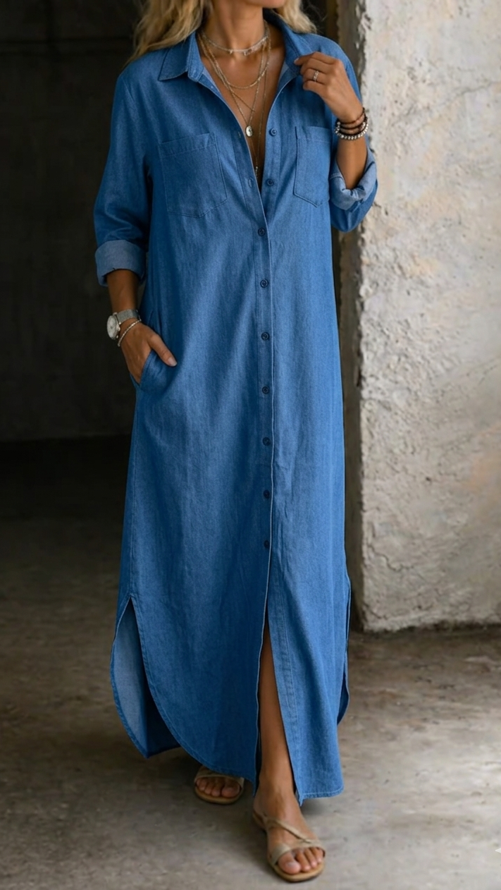Delana | Classic Button-Up Dress
