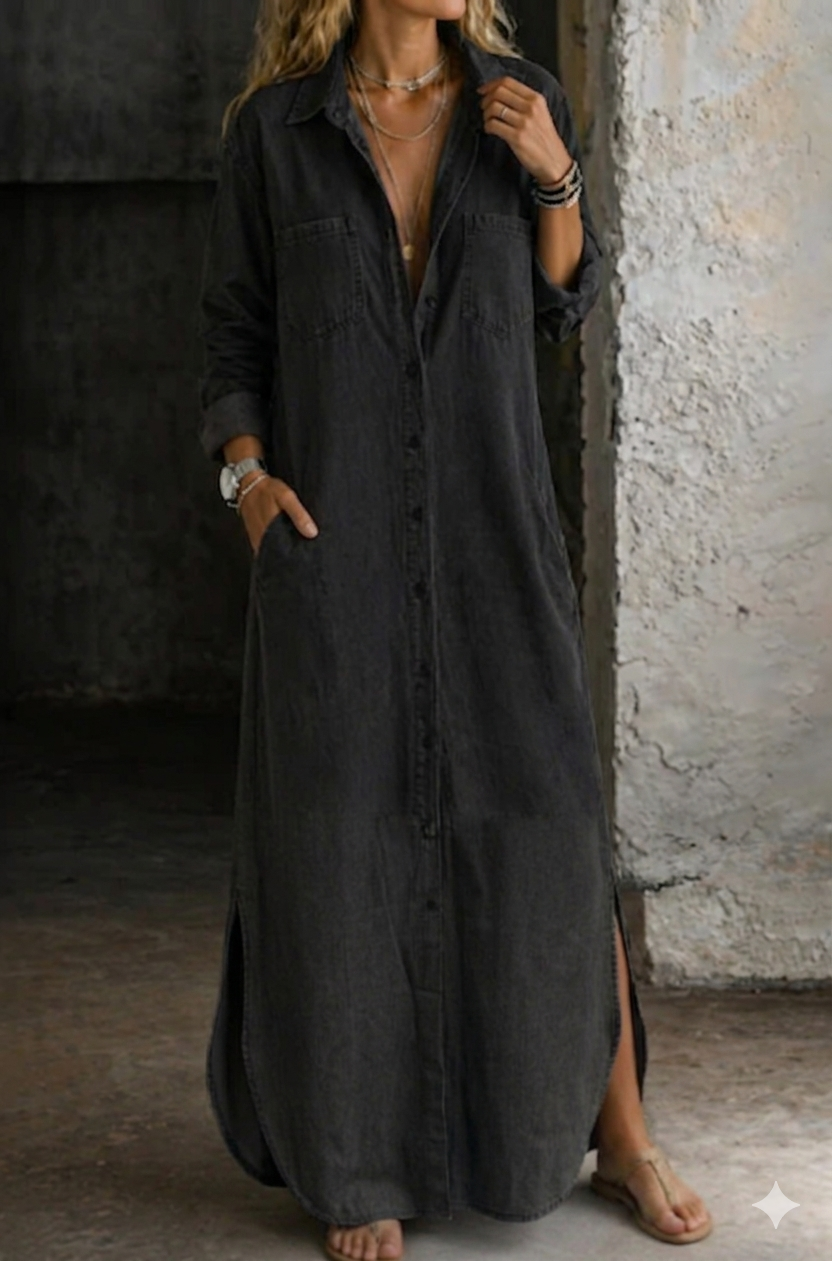 Delana | Classic Button-Up Dress