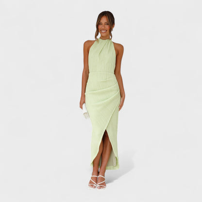Camila - Pleated Maxi Dress