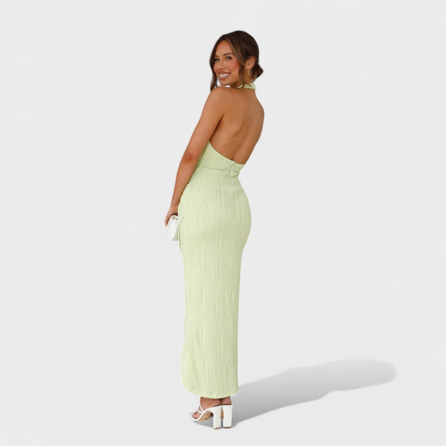 Camila - Pleated Maxi Dress